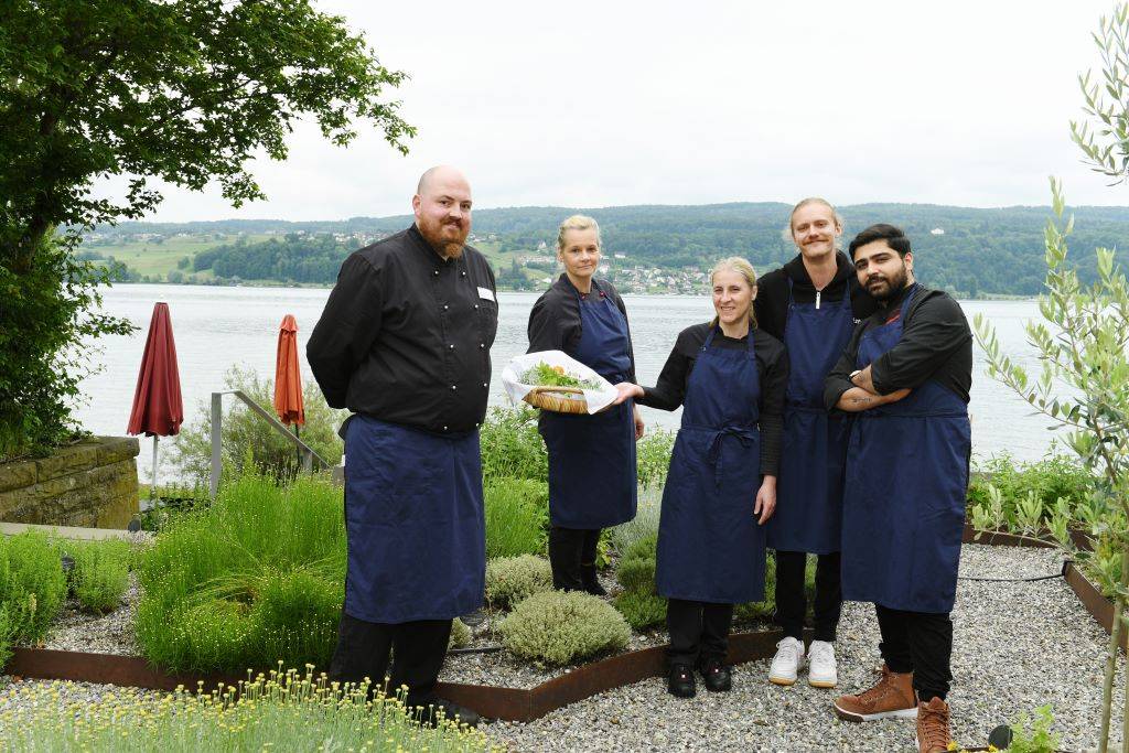 Das Küchenteam im Haus Insel Reichenau