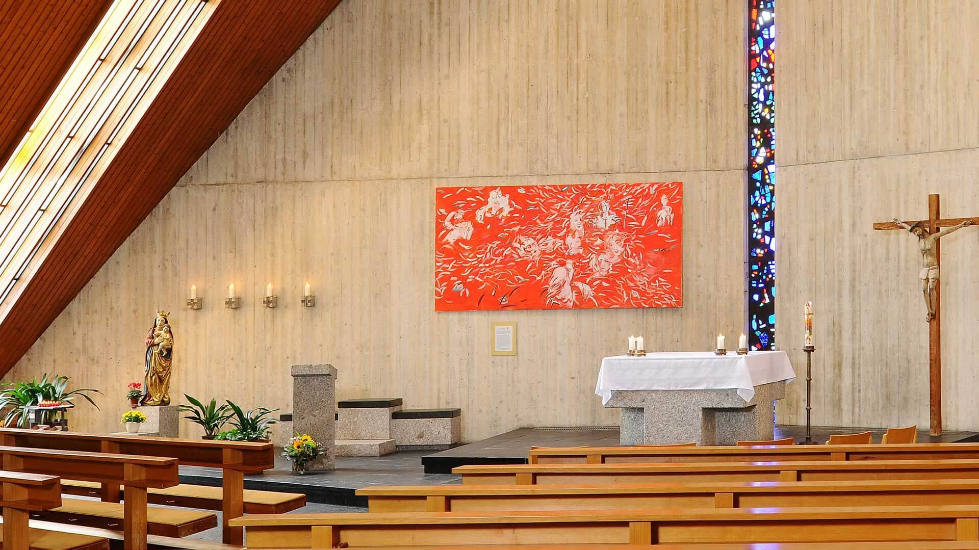 Kapelle mit Blick auf den Altar - Haus Feldberg Falkau