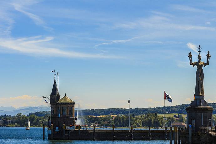 Ansicht von Konstanz am Bodensee