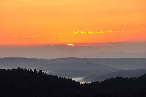 Ausblick am Haus Feldberg-Falkau