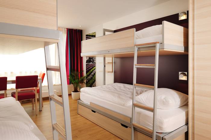Ansicht von einem  Vierbettzimmer im Haus Insel Reichenau